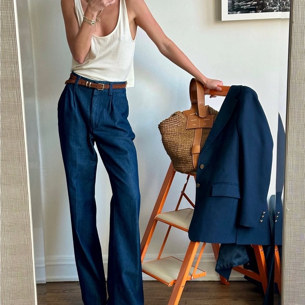 Favorite daughter NWT denim trousers